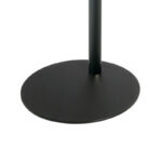 Cavus Base redonda para soporte cilíndrico en color Negro CAV-F21