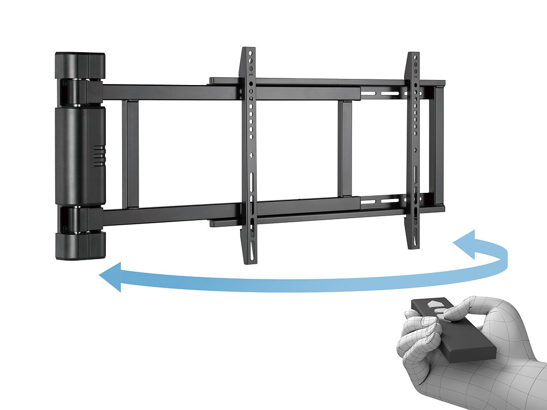 Cavus - Soporte de Pared Motorizado Oscilante Extragrande con RF