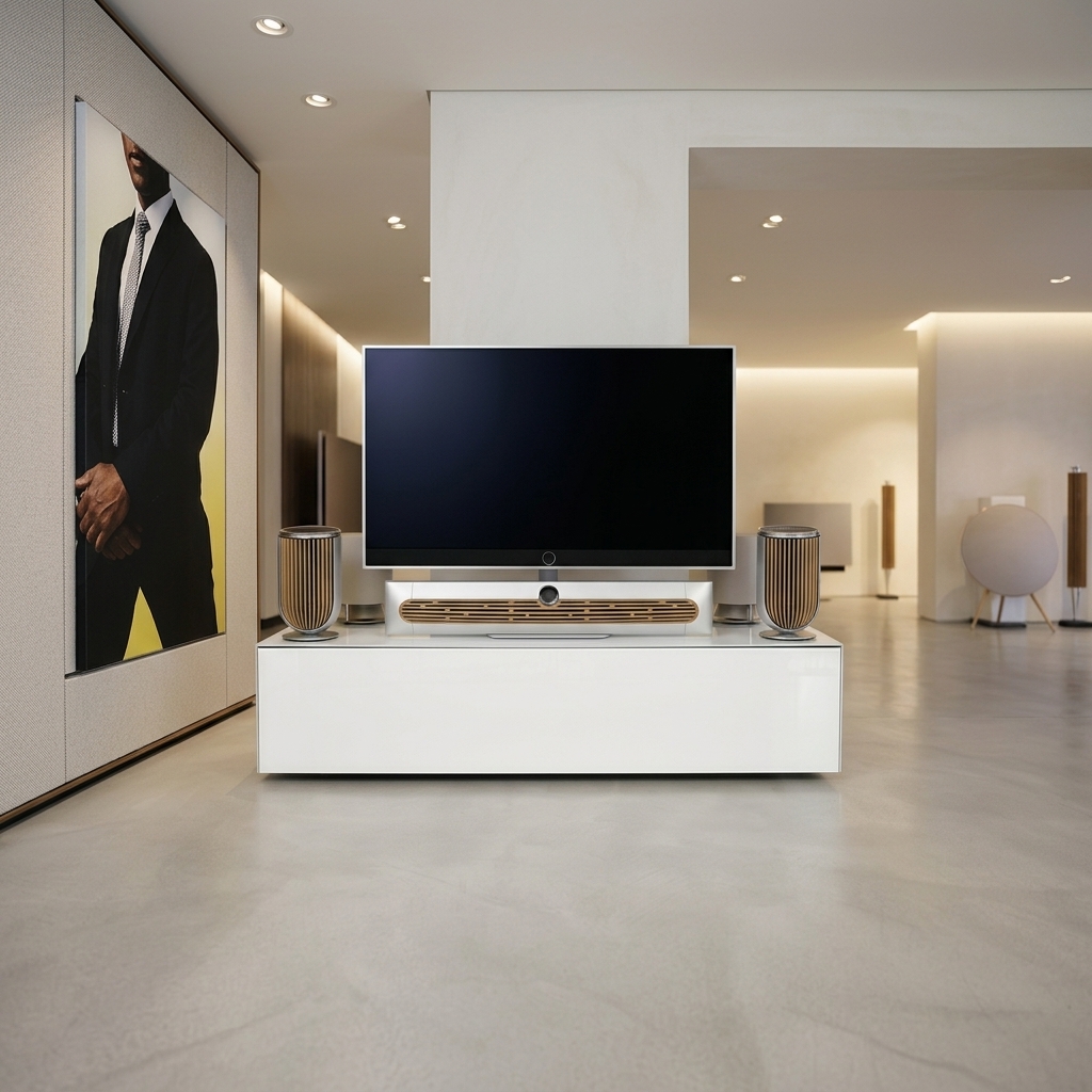 Deconti Mueble Principale con TV y Altavoses