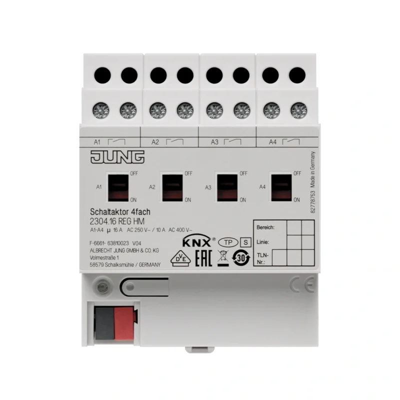 Jung - Actuador KNX 4 Salidas