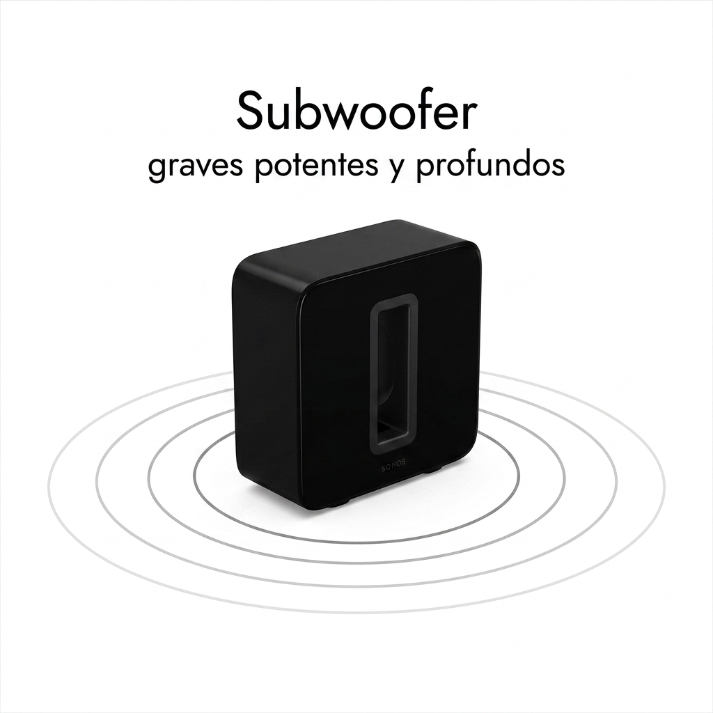 Subwoofer graves potents y profundos