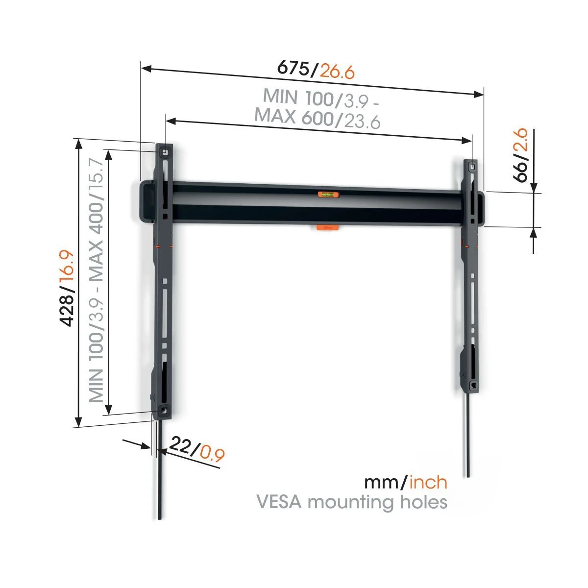 Vogel’s ONE – Soporte Fijo de Pared para TV - Imagen 3